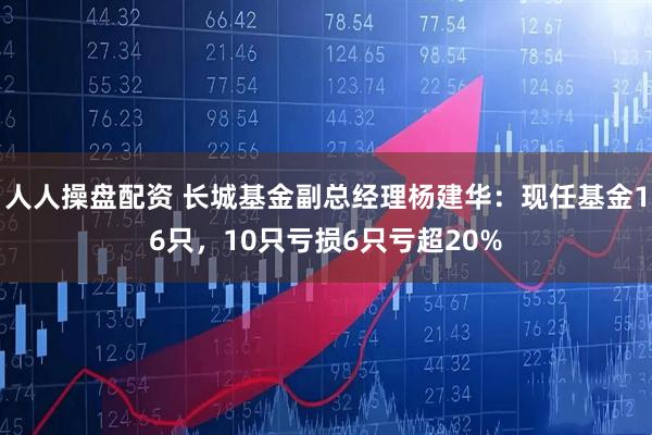 人人操盘配资 长城基金副总经理杨建华：现任基金16只，10只亏损6只亏超20%