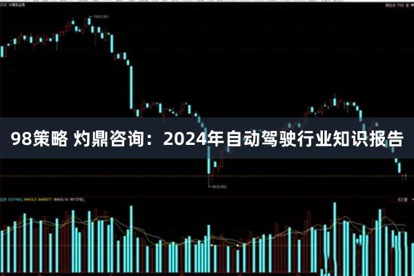 98策略 灼鼎咨询：2024年自动驾驶行业知识报告